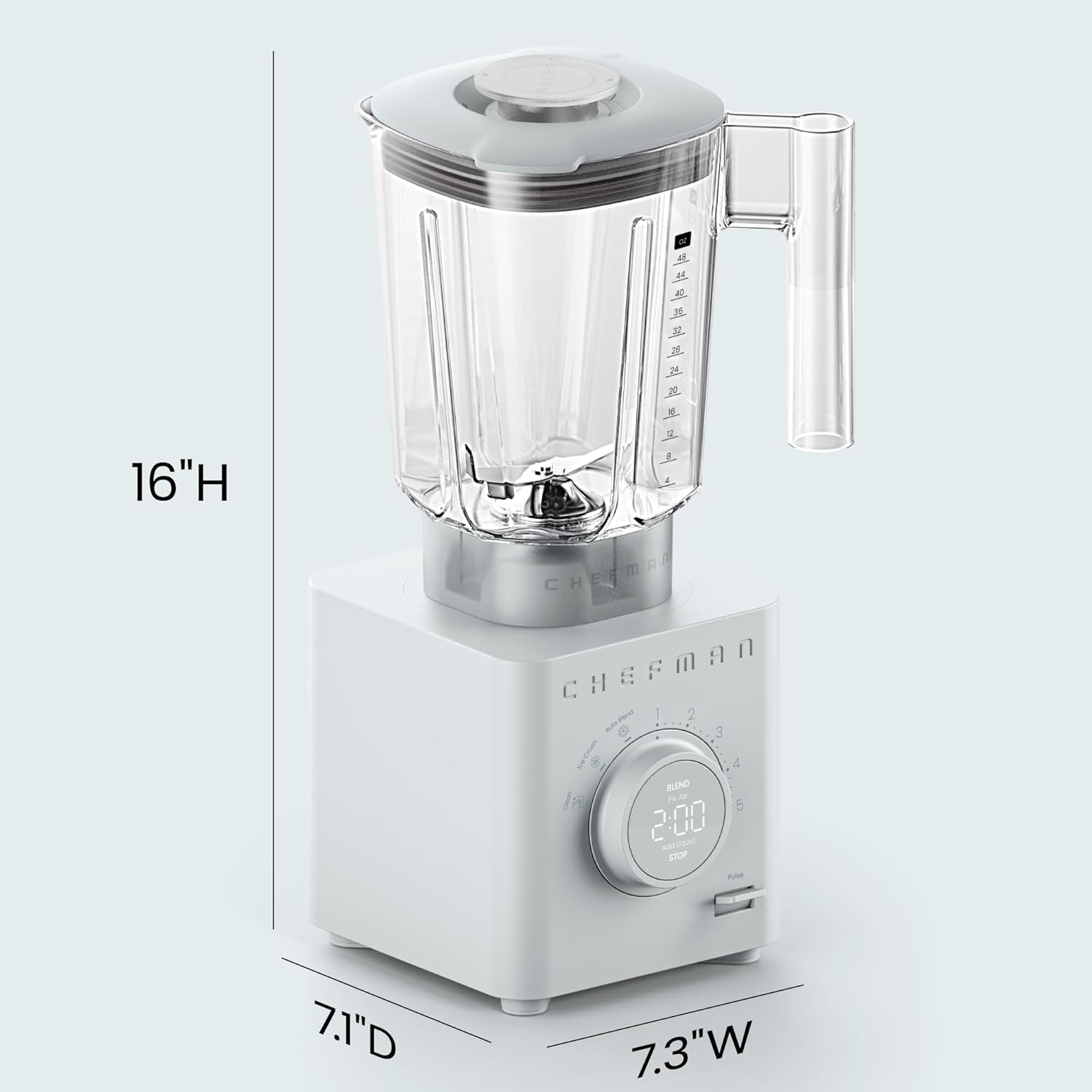 Chefman Obliterator 48 oz Countertop Blender for Smoothies - Image 2